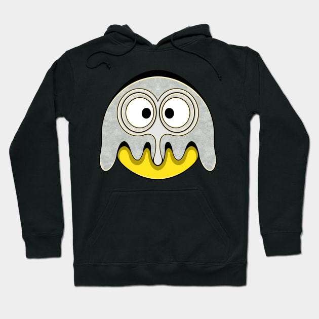 Cute Ghost Emoji artwork Hoodie by rolingt